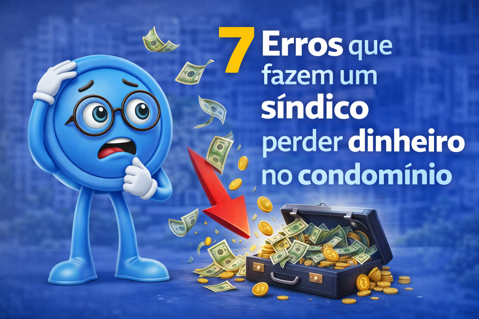 7 Erros que fazem um síndico perder dinheiro no condomínio