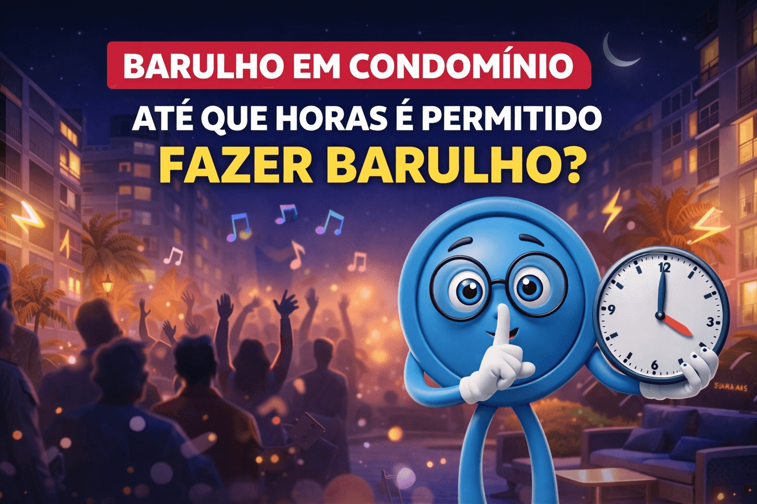 Barulho em condomínio: até que horas é permitido fazer barulho?