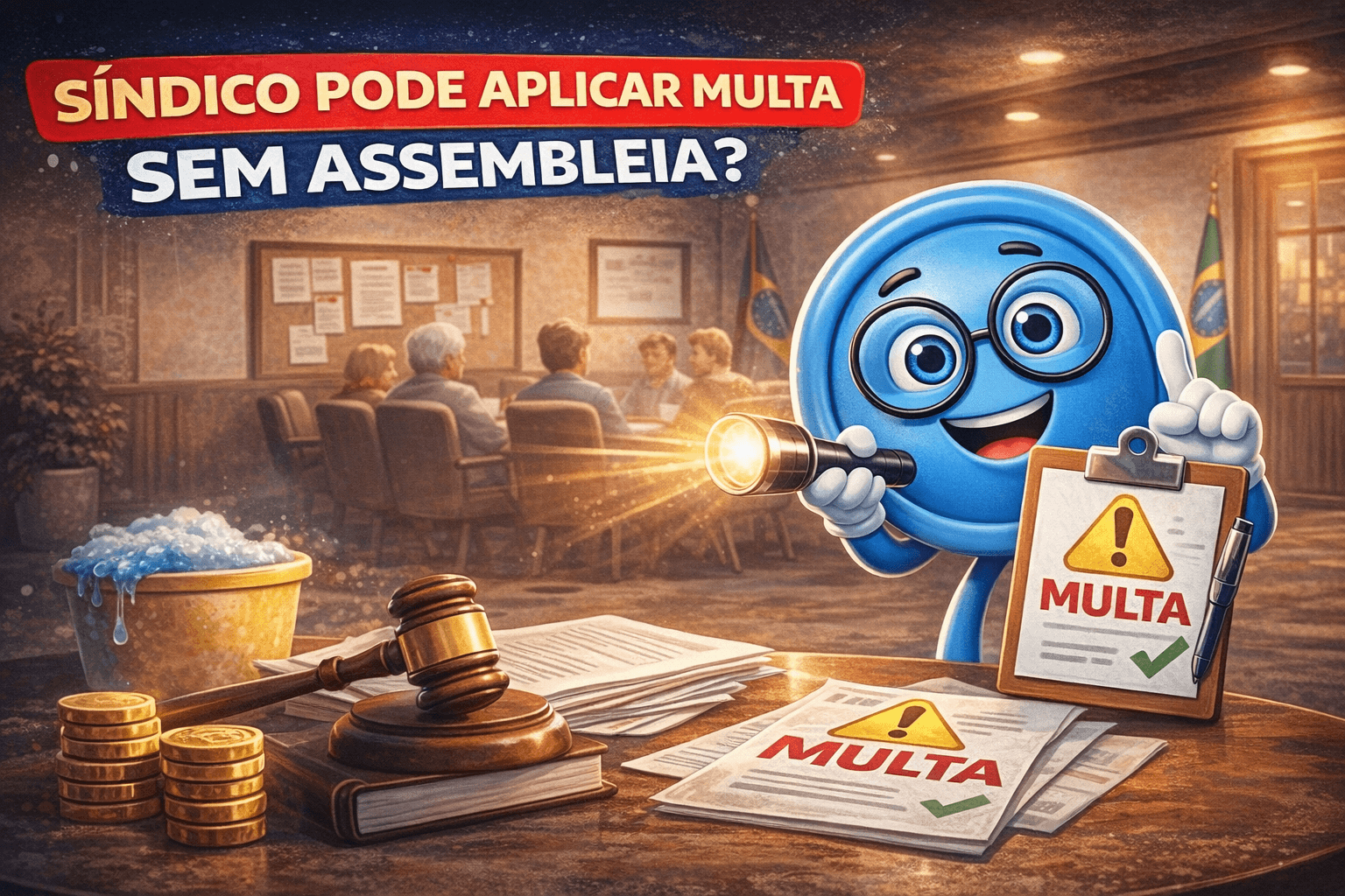 Síndico pode aplicar multa sem assembleia?