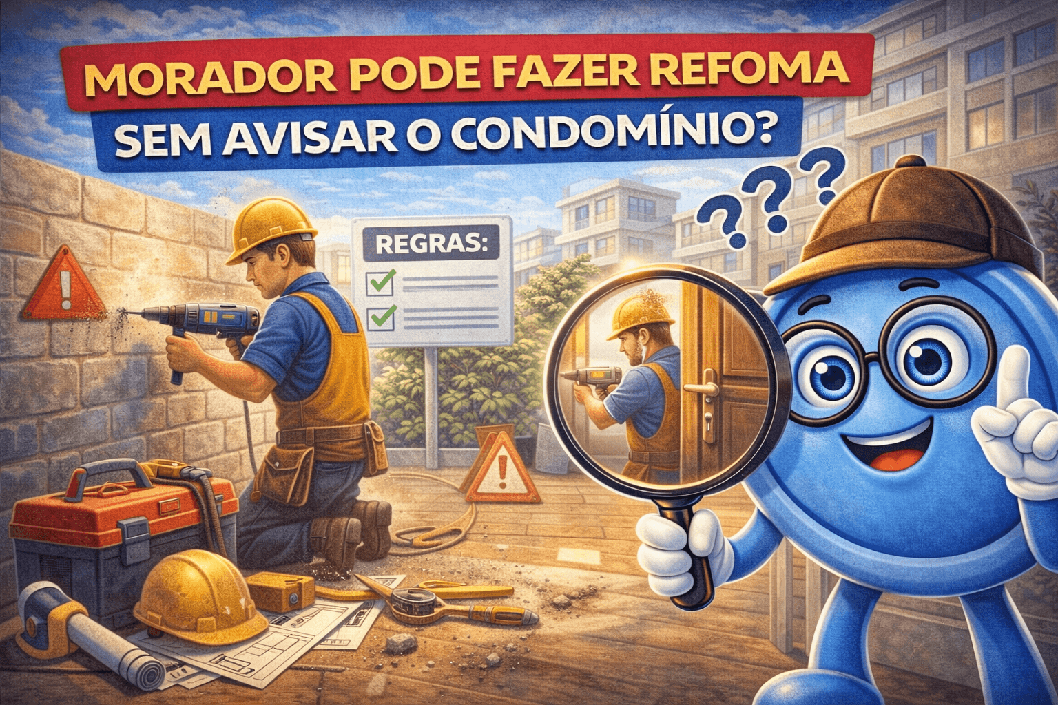 Morador pode fazer reforma sem avisar o condomínio?