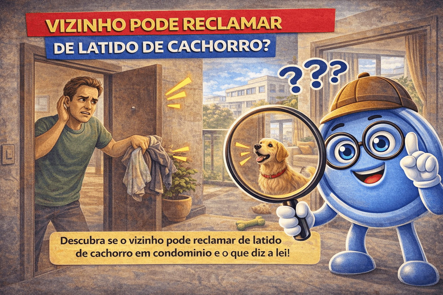 Vizinho pode reclamar de latido de cachorro?