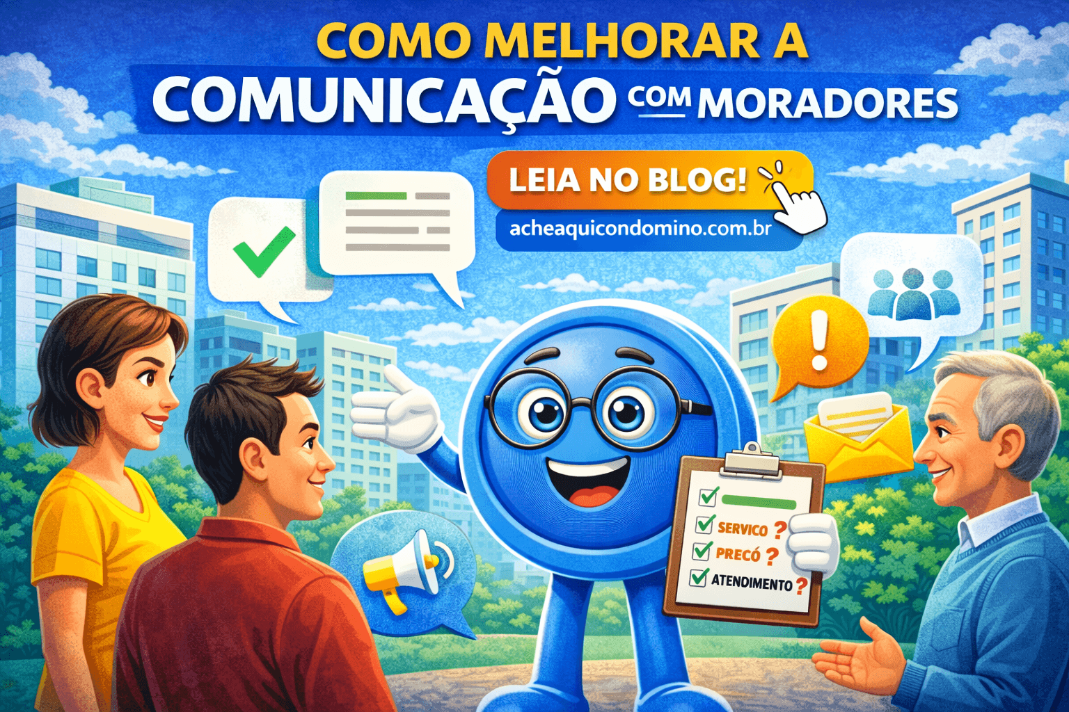 Como melhorar a comunicação com os moradores