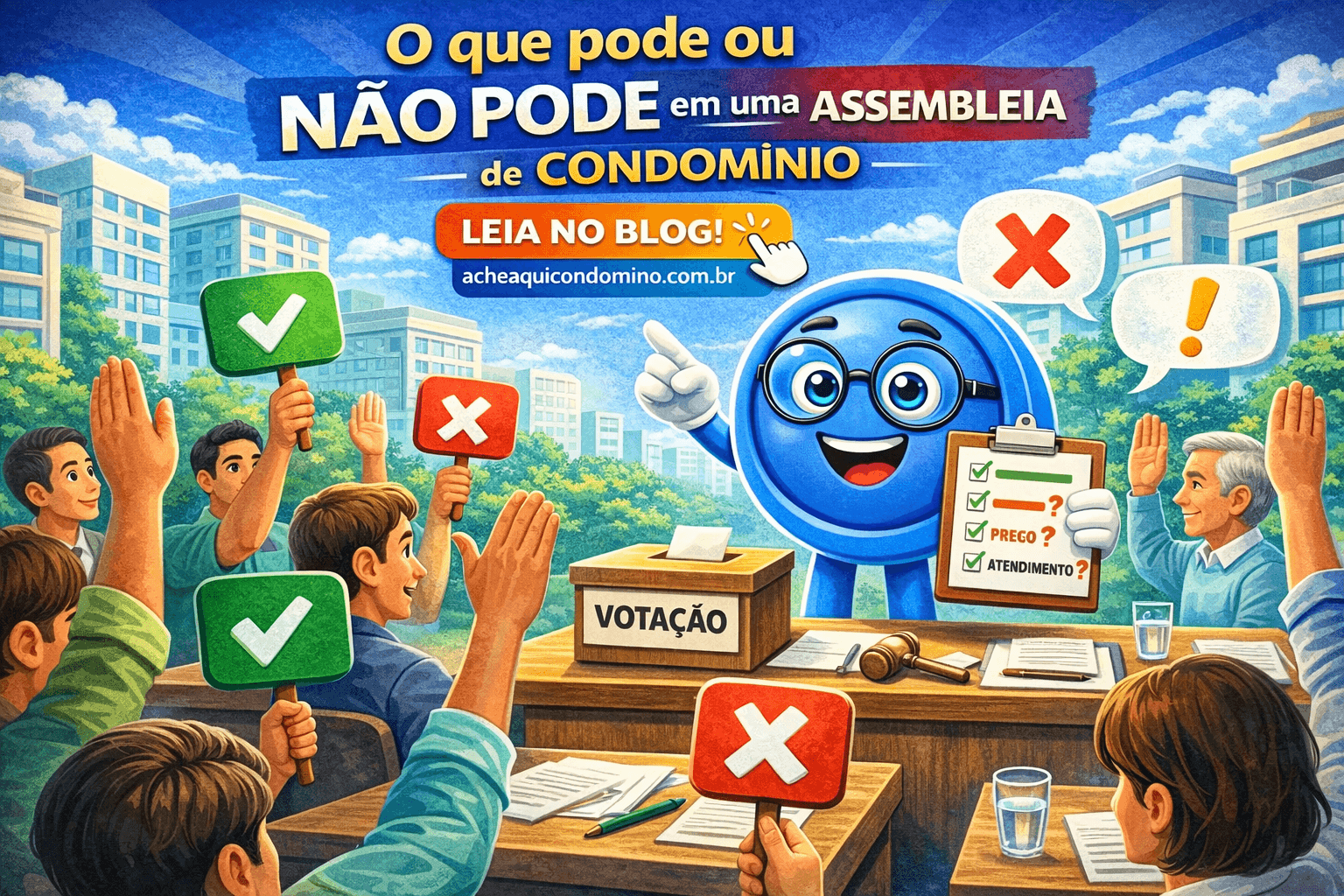 O que pode e não pode em uma assembleia de condomínio?