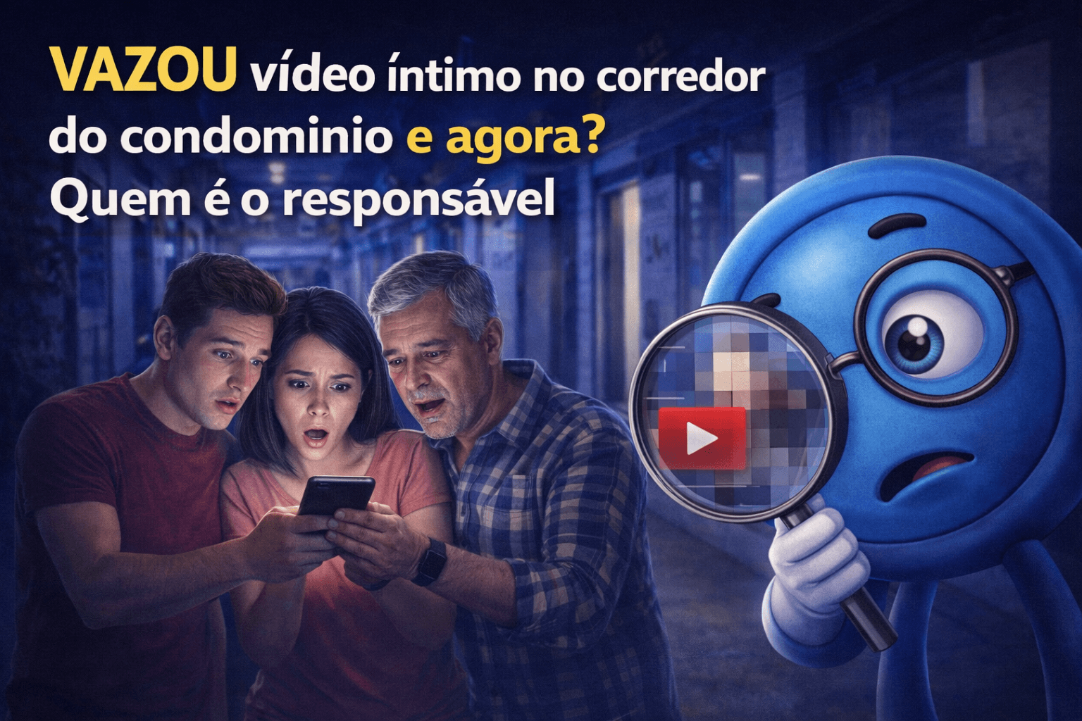 Vídeo íntimo vazado nas câmeras do condomínio: quem é responsável?