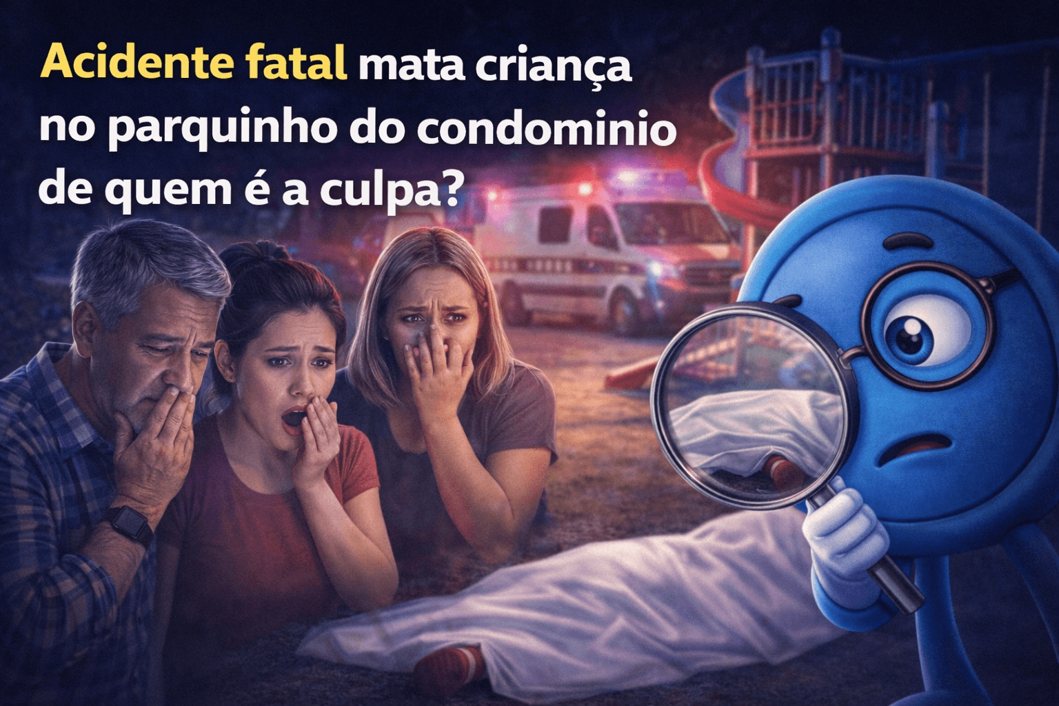 Acidente fatal mata criança em parquinho de condomínio de quem é a culpa?
