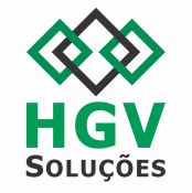 Logo da empresa hgv soluções